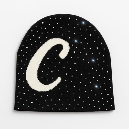 RHINESTONE BEANIE